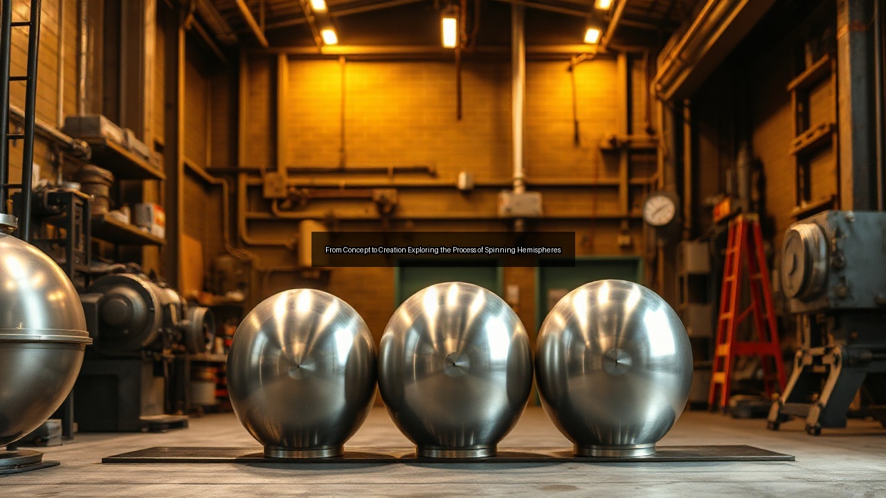 machinist hemisphere spun aluminum spun iron